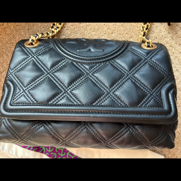 SOLD…Tory Burch Soft Fleming Convertible - Black - Picture 5 of 14